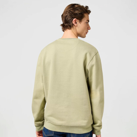 Buzo Wrangler de Hombre - SMALL LOGO CREW - 112364088TEA ELD