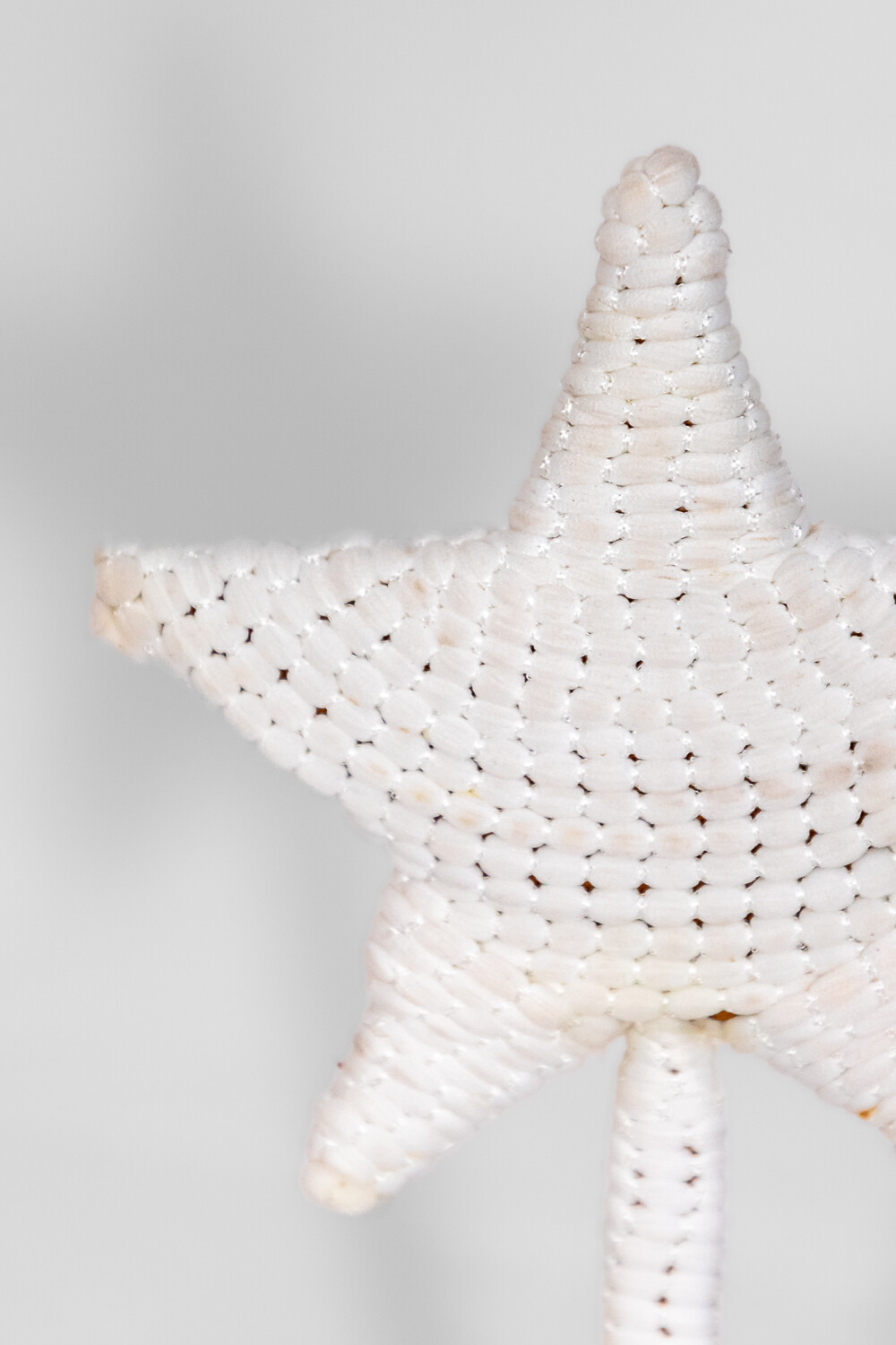 Deco Navidad Estrella Hilo Con Base Color Unico