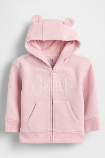 Canguro Con Cierre Logo Gap Toddler Niño Pure Pink