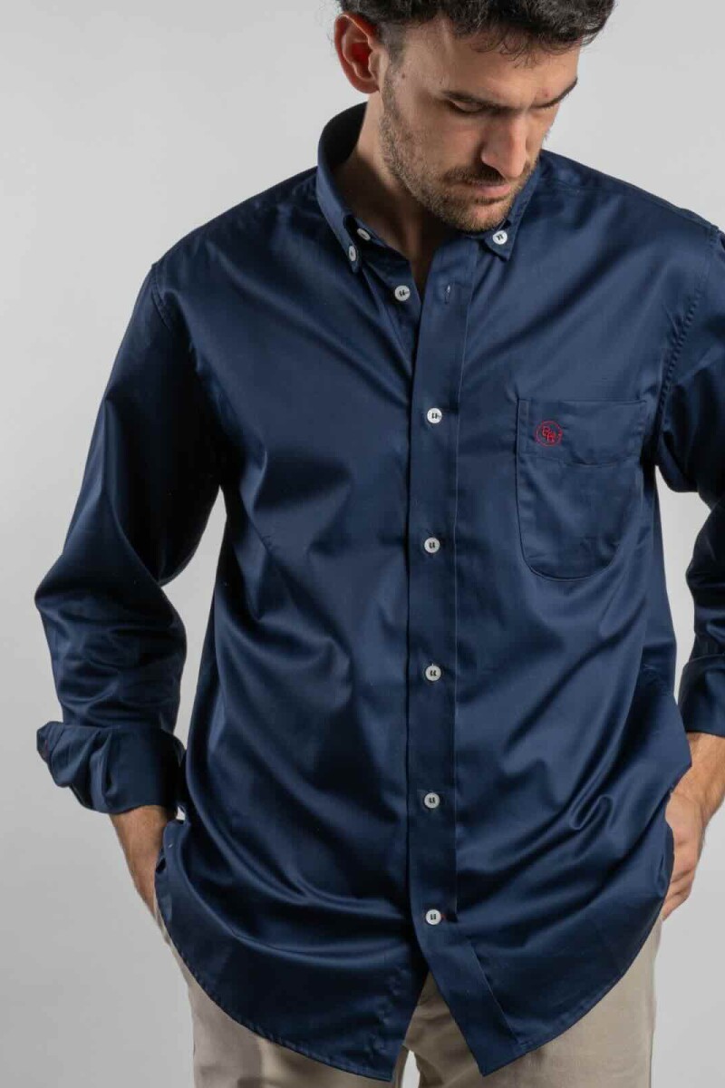 Camisa Casual Marino