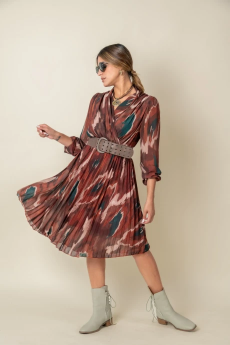 VESTIDO ROBLE REAL Terracota
