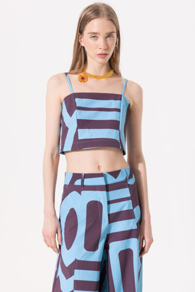 TOP SQUARE Azul