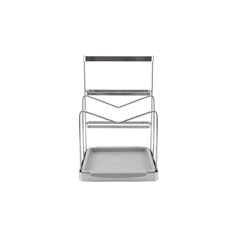 ORGANIZADOR METAL PLATA P/COCINA Unica