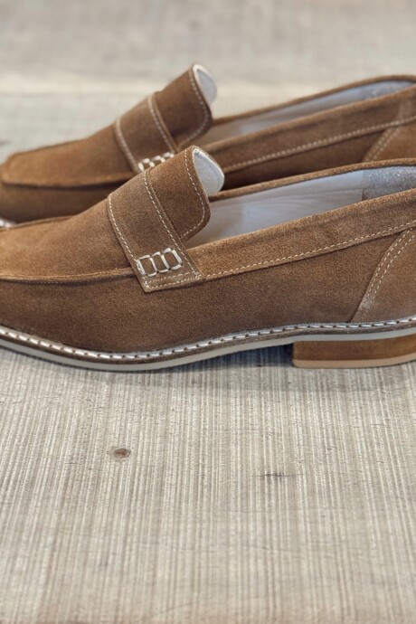 Mocasín Gamuza Whisky Mocasín Gamuza Whisky