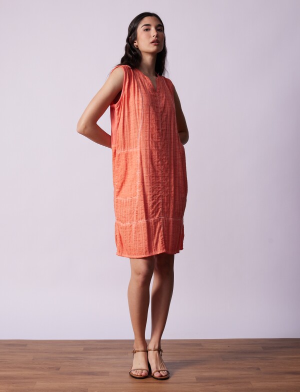 Vestido Solid ANARANJADO