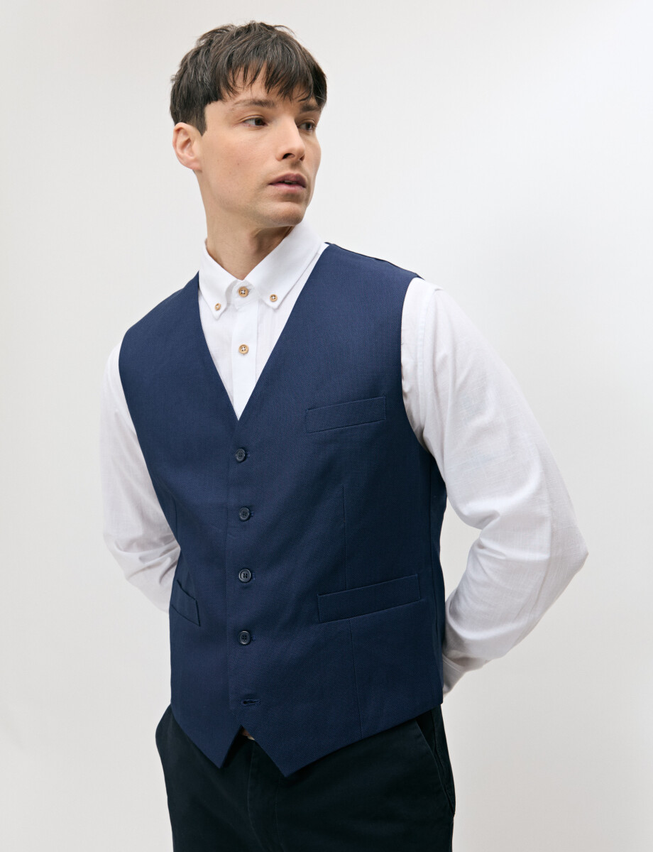 470476 CHALECO VESTIR HARRINGTON SELECT Azul