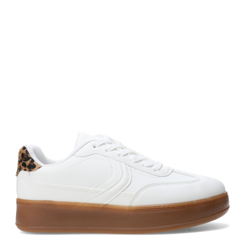 Championes de Mujer Miss Carol PUPEF con suela caramelo Blanco