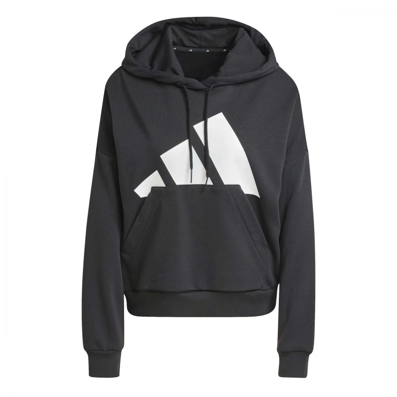 Abrigo Essentials Big Logo French Terry Loose de Mujer Negro