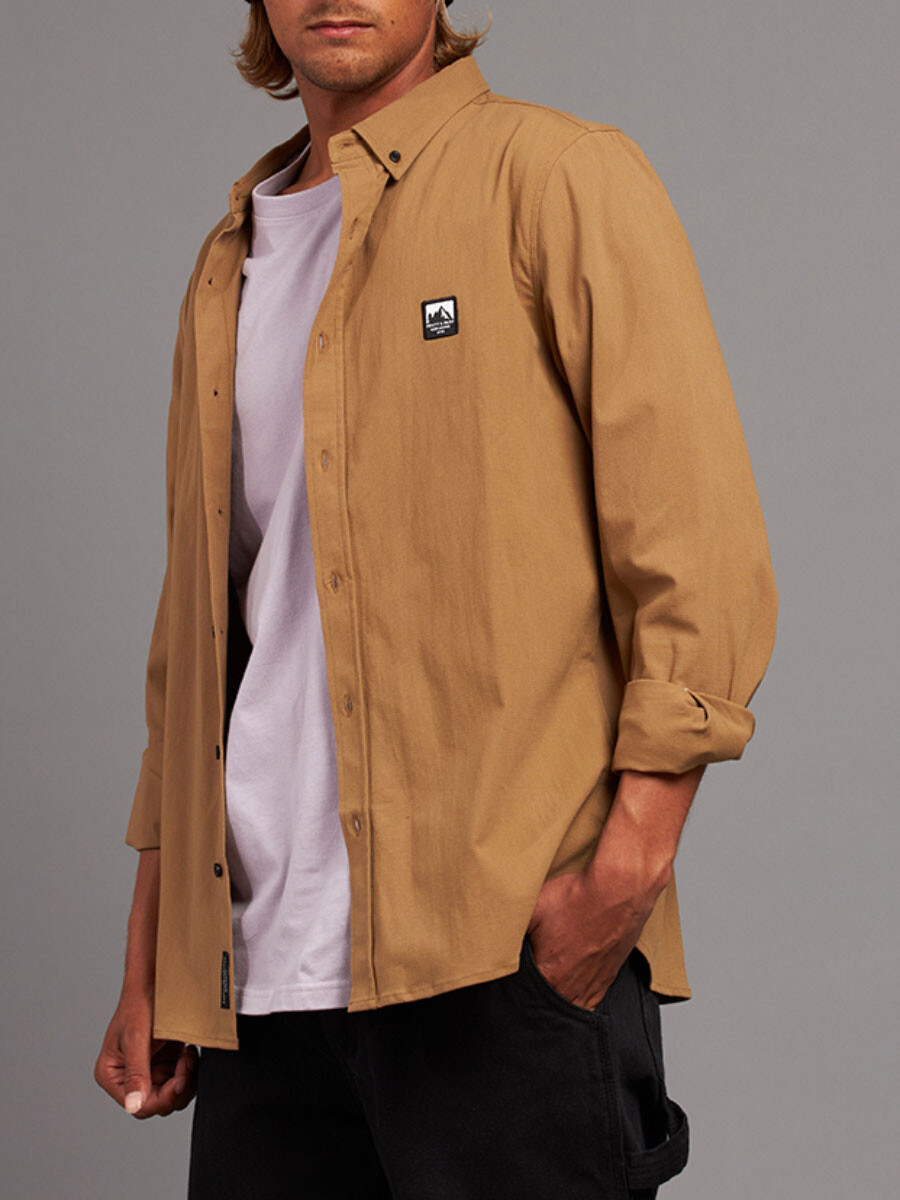 CAMISA BARDEN RUSTY - Kaki 