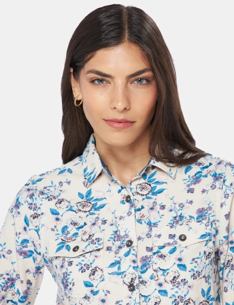 CAMISA ESTAMPADA Beige