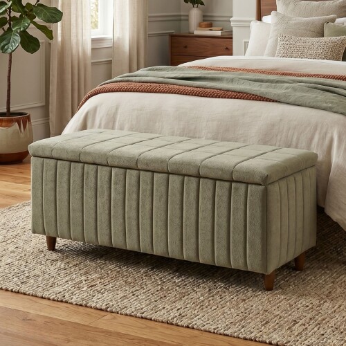 Baúl Pie De Cama Amplio Queen 160cm - Ferrara Baúl Pie De Cama Amplio Queen 160cm - Ferrara