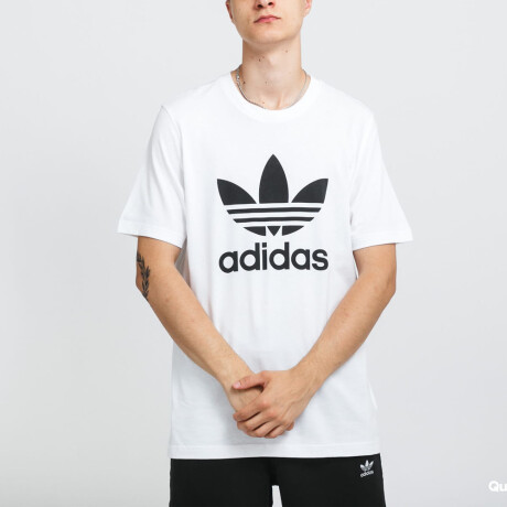 Zooko CLASSICS adidas - — TREFOIL REMERA White/Black ADICOLOR