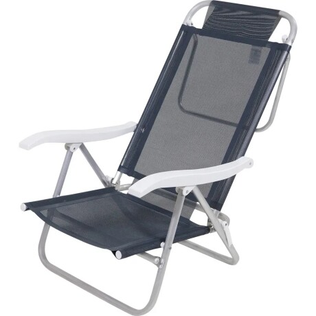 Silla Alta Bel Aluminio Comfort Poliéster De Pvc Ub GRIS