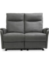 Sofá ABILDSKOV reclinable tela gris Sofá ABILDSKOV reclinable tela gris