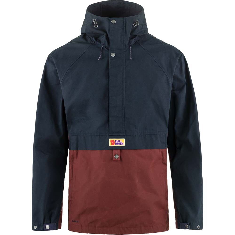Casaca Fjallraven Vardag Anorak M Hombre Dark Navy-Maroon