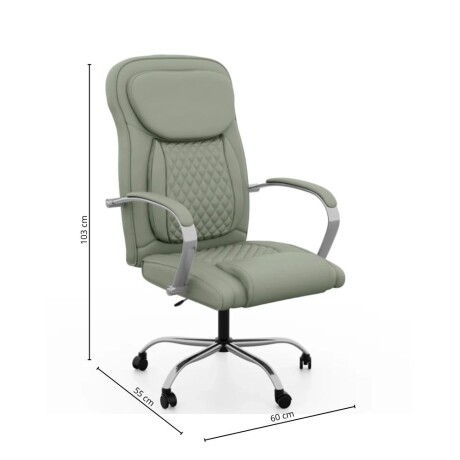 Silla de oficina Stratus 360 Gris Oliva Silla de oficina Stratus 360 Gris Oliva