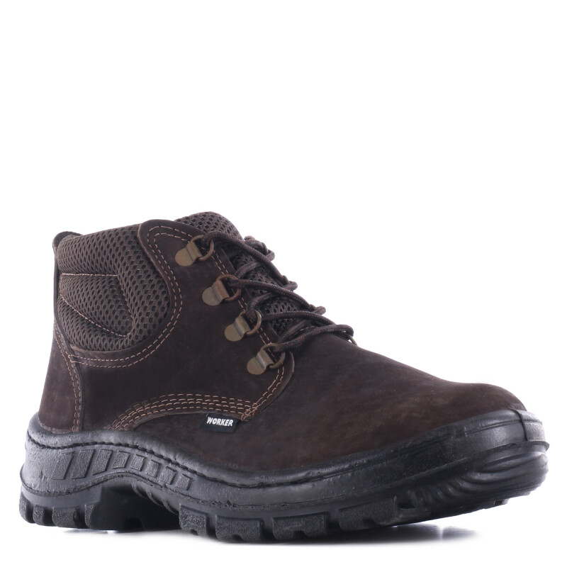 Botas de Hombre Worker Puntera de Acero Marrón