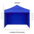 Gazebo Plegable con Paredes 3x3 Para Playa o Jardín Autoarmable Color Azul Gazebo Plegable con Paredes 3x3 Para Playa o Jardín Autoarmable Color Azul