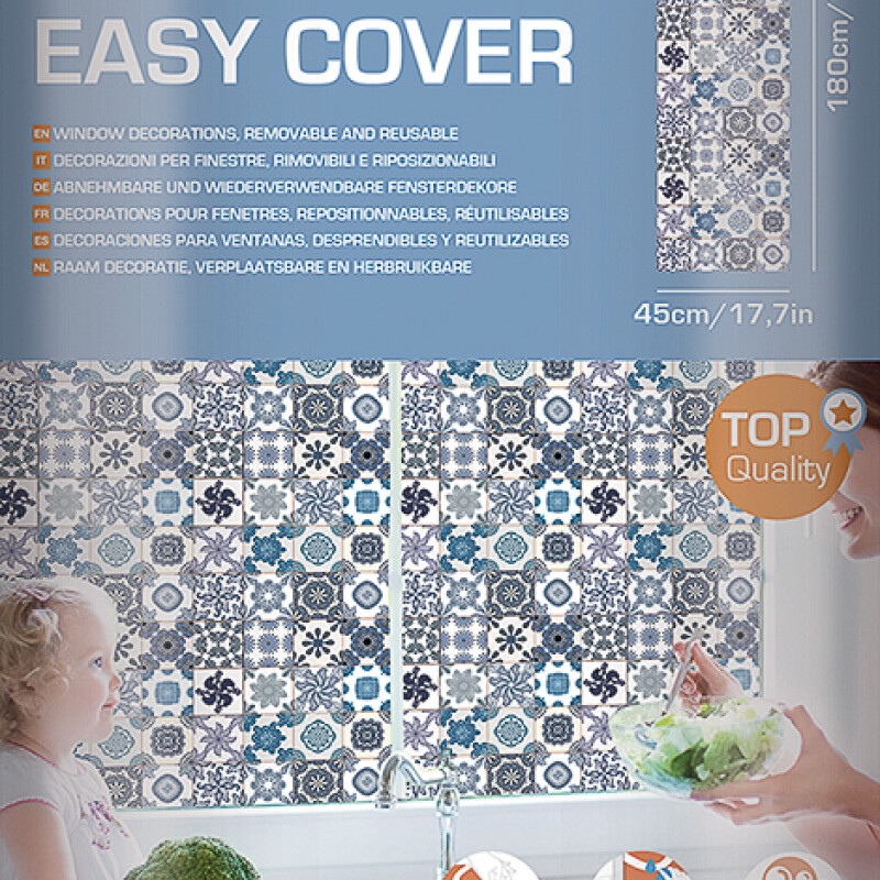 WALLPOPS BLUE AZULEJOS WINSOWS FILM N/A