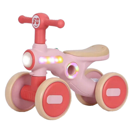 Triciclo Andador Buggy 1-3 años Con Música Y Luces Rosa