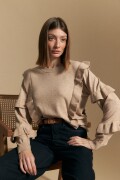 SWEATER CIGANDA Beige Oscuro