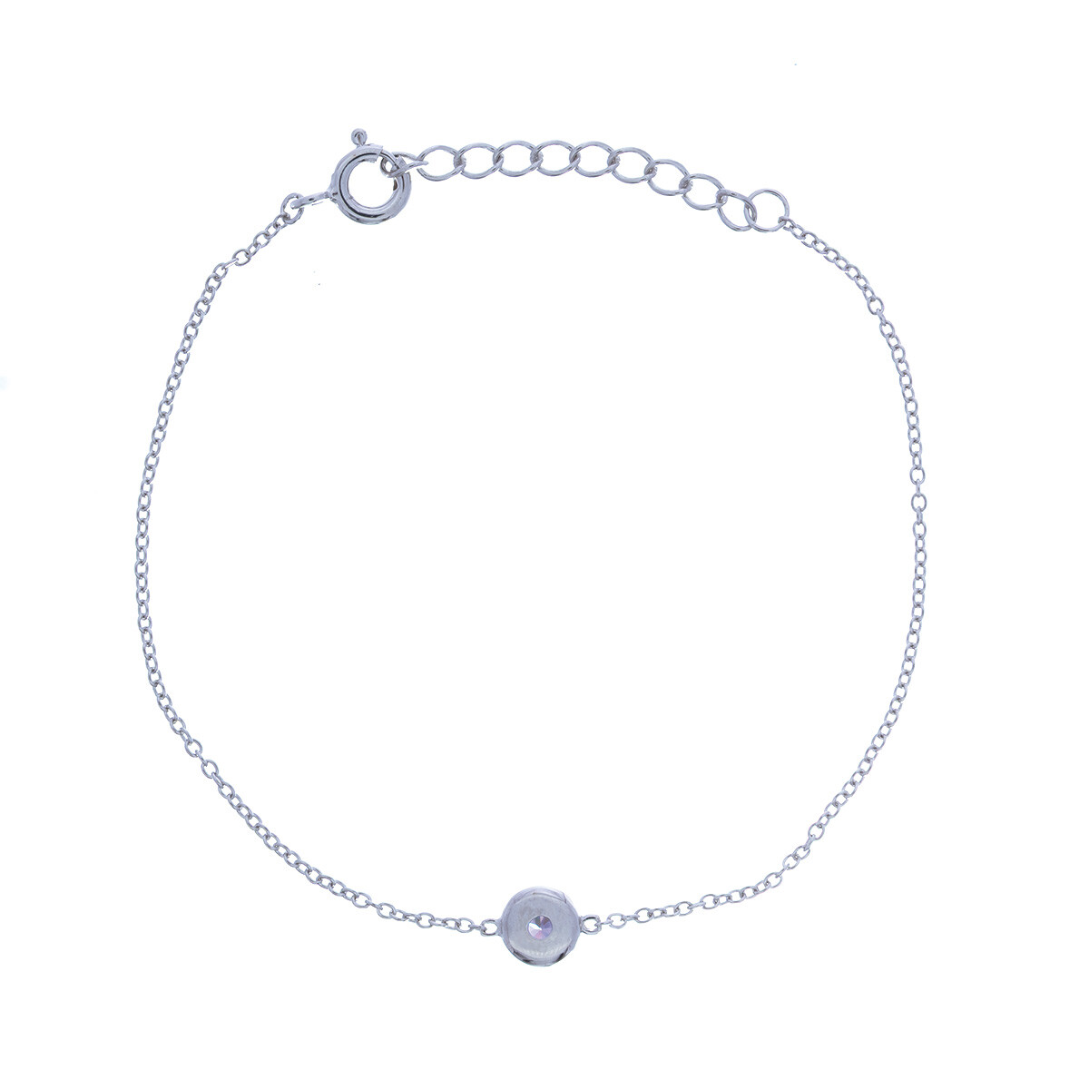 Pulsera de plata 925 punto de luz 