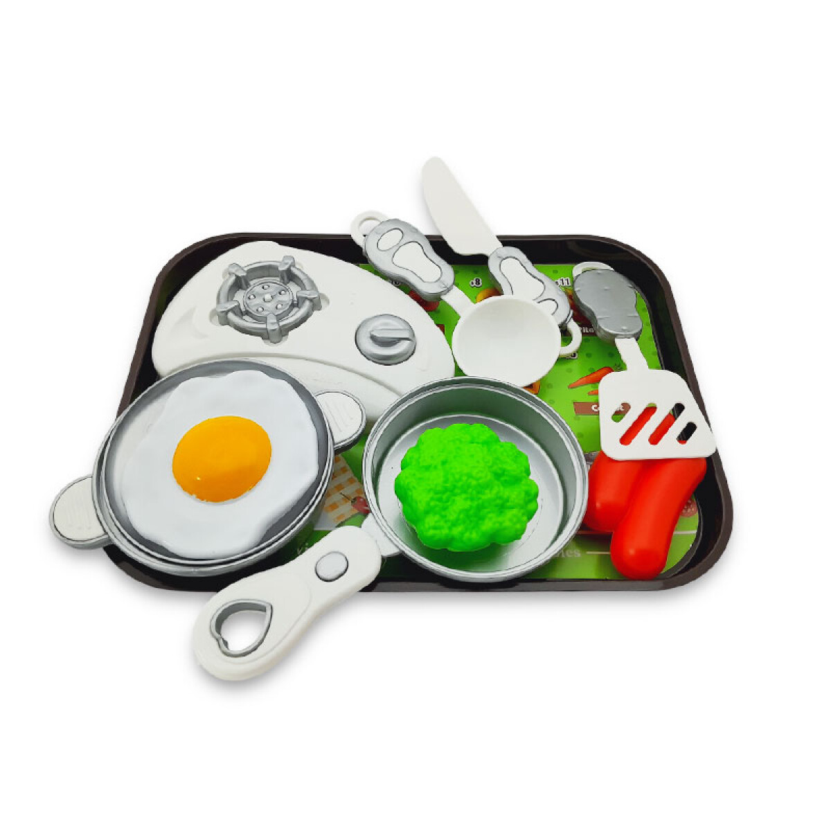 OUTLET Bandeja con cocina, utensilios y alimentos - Outlet Bandeja Con Cocina, Utensilios Y Alimentos 