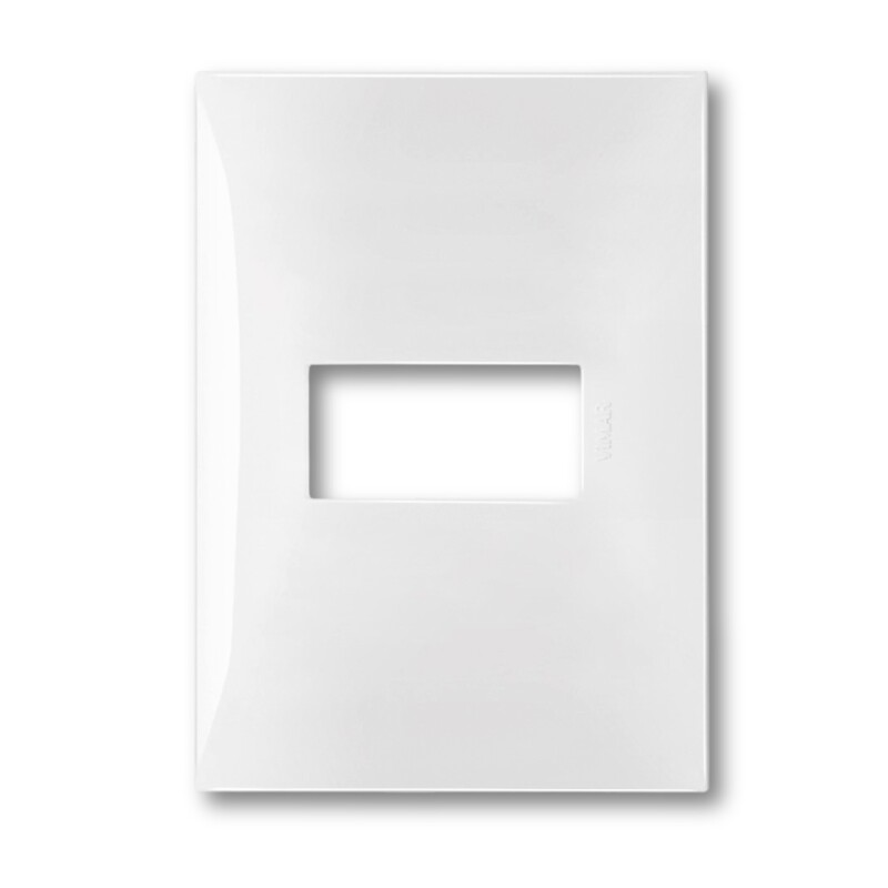 PLACA C/BASTIDOR 1 MODULO ATENEA. BLANCO PLACA C/BASTIDOR 1 MODULO ATENEA. BLANCO