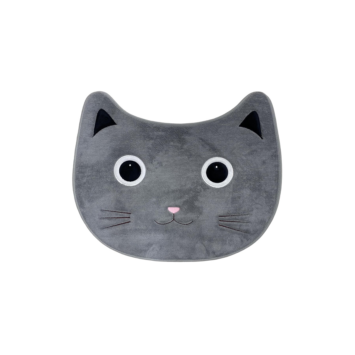Alfombra para baño forma de gato - Negro 