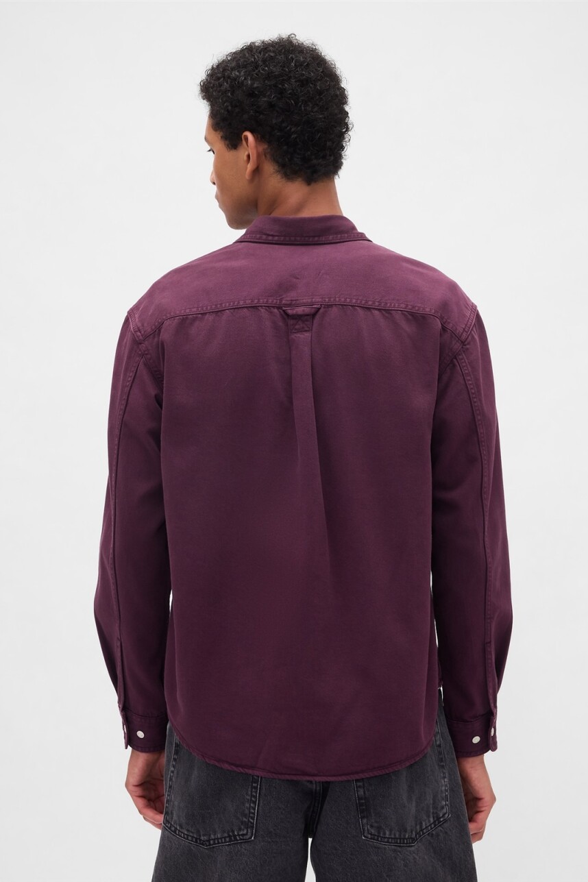 Camisa De Jean Ultrasoft Hombre Deep Rich Purple