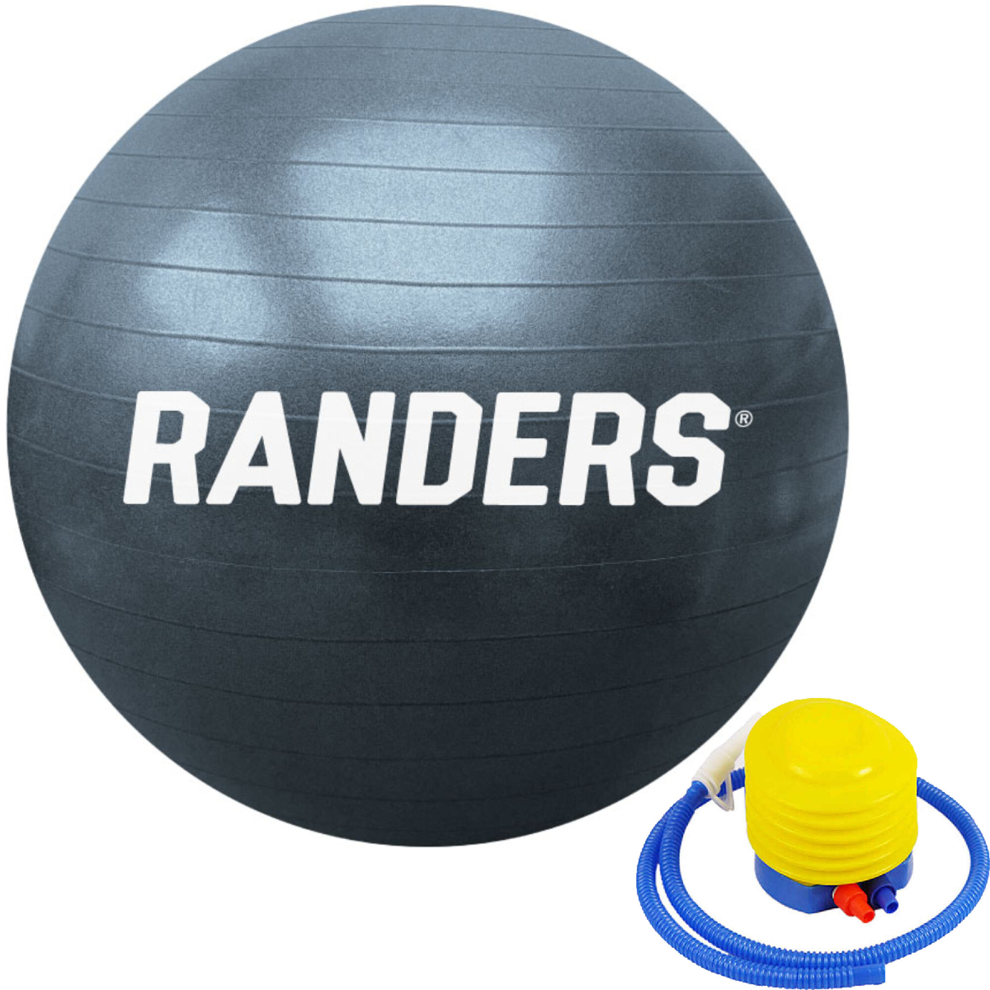 Pelota de pilates 65cm Randers negra - Negra — Randers