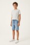 Bermuda de jean con cintura ajustable JEAN CLARO