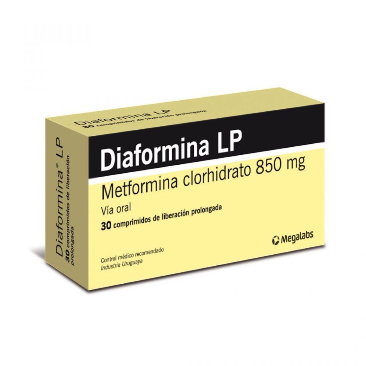 Diaformina LP 850 mg 30 Comprimidos | Tratamiento Diabetes Concentrado