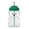 Vaso Oso Bear Con Tapa Y Sorbito Verde