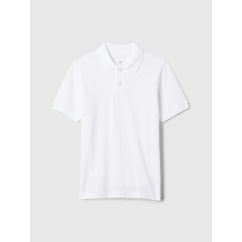 V-BTS SS PIQUE POLO OPTIC WHITE 1