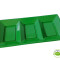 Bandeja Biodegradable Rectangular x3 Unidades Verde