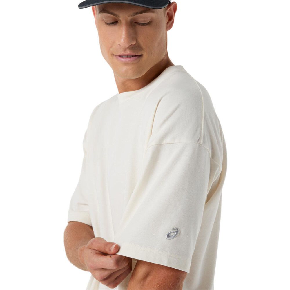 Polo Training Asics Track Club Heritage Relaxed Tee C Unisex Cream