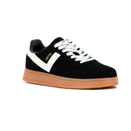 Pony Casual Empire Suede Para Hombre Negro-Blanco