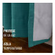 Cortinas Blackout 2 Paños 106cm X 160cm Satinado Calidad Verde