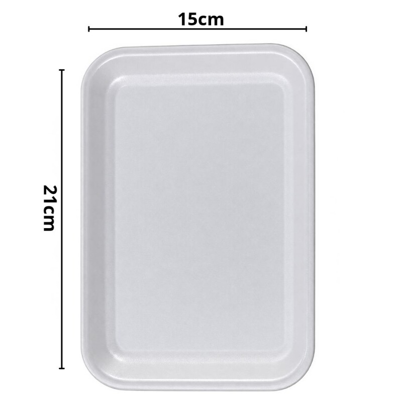 BANDEJA ISOPOR PACKx20 • 21x15cm BANDEJA ISOPOR PACKx20 • 21x15cm