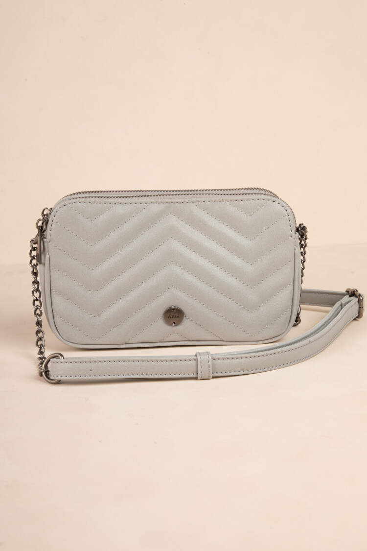 CARTERA RUMBE Plateado