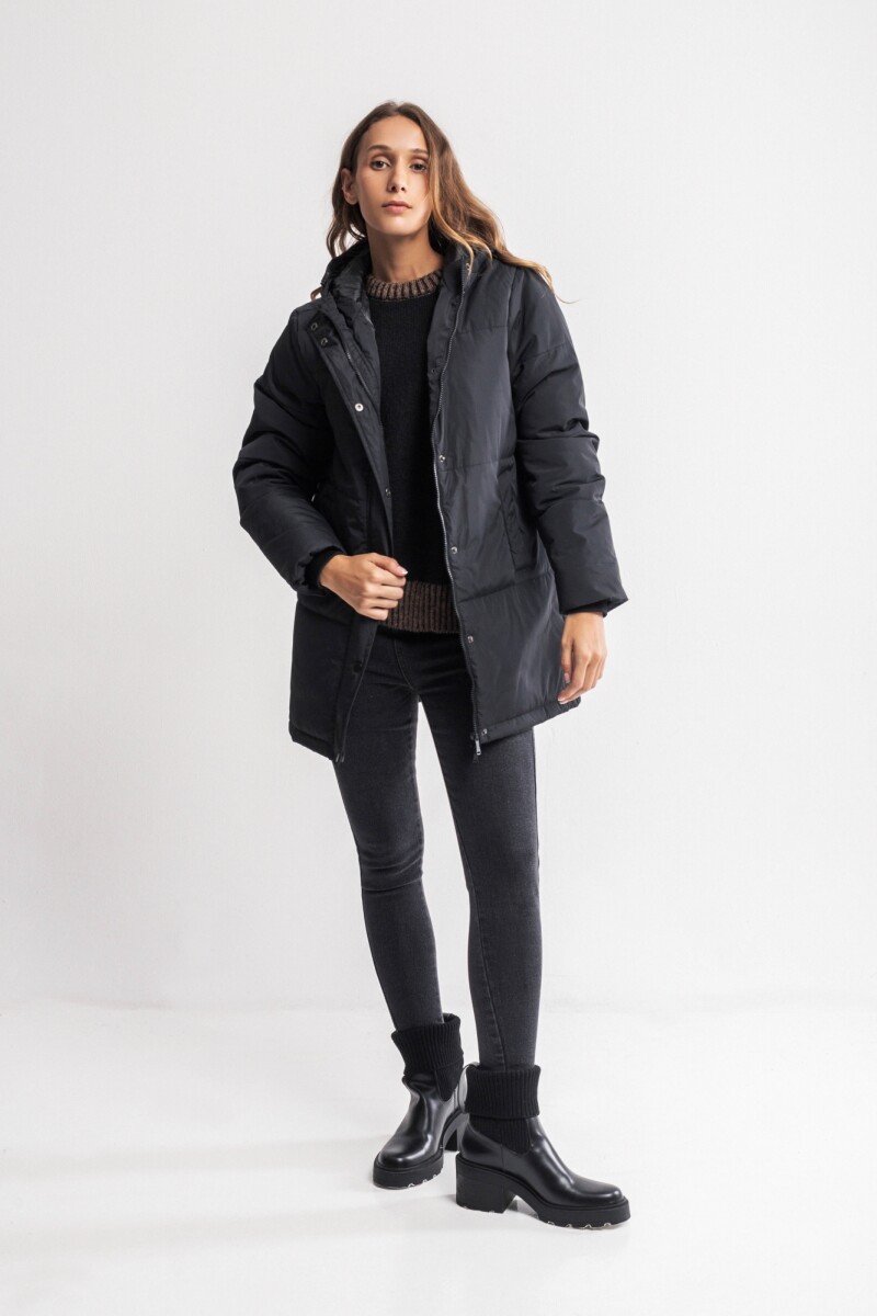 Campera parka Toscana Negro