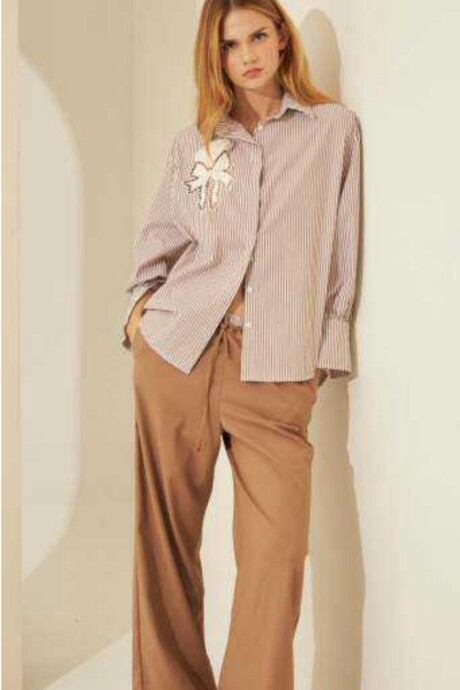 CAMISA SELF LOVE MARRON