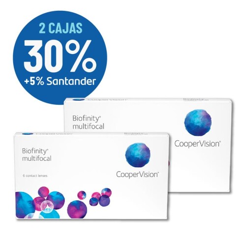 Set Biofinity Multifocal X 2 Cajas Blanco