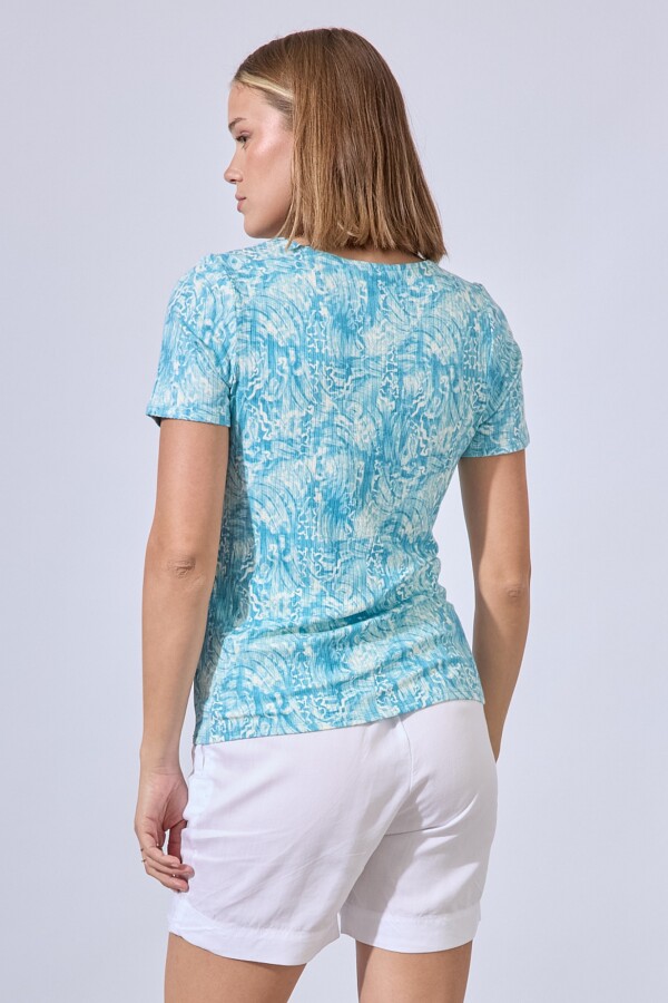 Remera Print CELESTE/MULTI