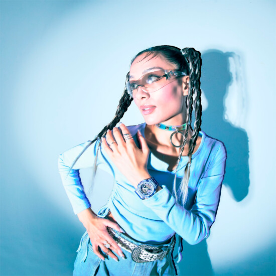 Reloj CASIO G-SHOCK GMAS110VW-6ADR Resina Azul Esfera 46mm 0