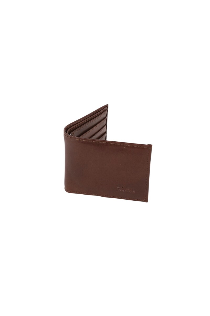 Billetera de cuero Marron