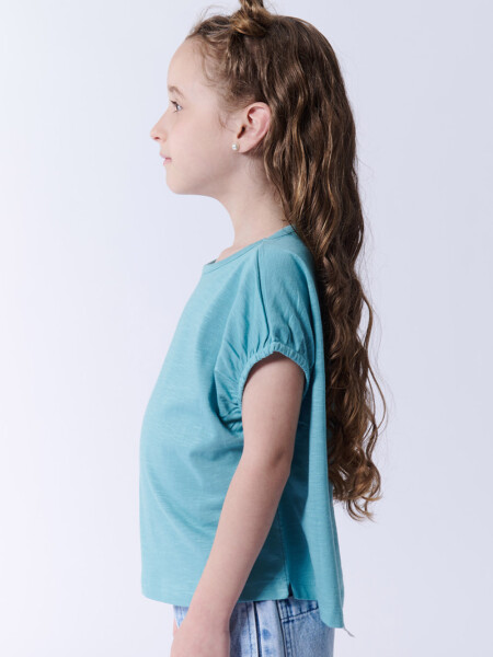 Remera crop Verde