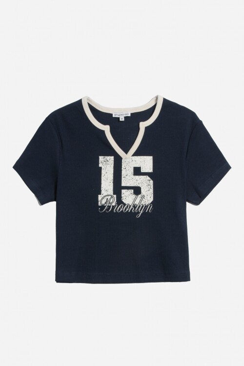 Remera NY city AZUL MARINO