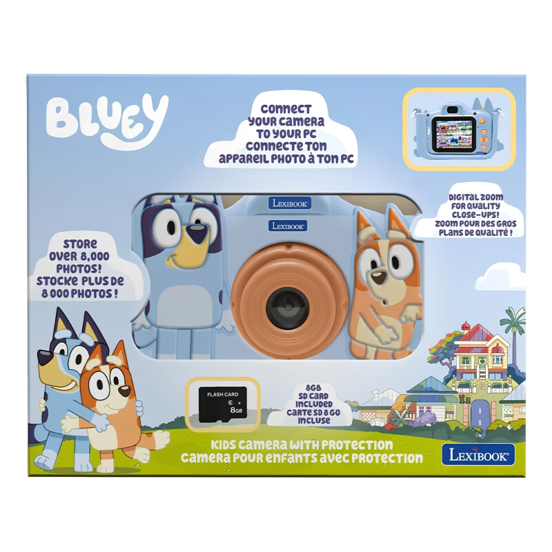 Cámara Digital Lexibook Multifuncional Recargable Bluey Cámara Digital Lexibook Multifuncional Recargable Bluey